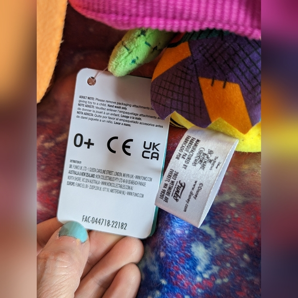 Set of 4 8" Disney Funko Nightmare Before Christmas Neon Blacklight Plushies - Picture 9 of 13